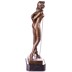 Megkötözött nő - erotikus bronz szobor képe